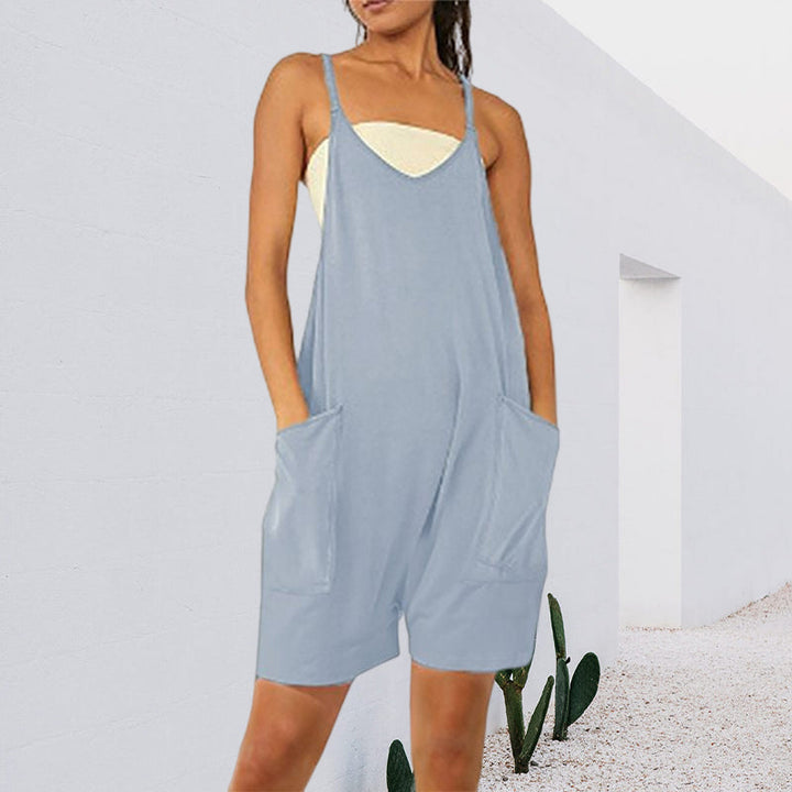 Sleeveless dress with pockets | Bowlift