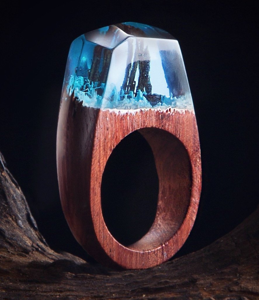 Quanta - Magic Forest Resin Ring | Bowlift