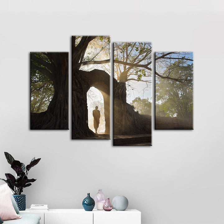 Under The Arch 4 Piece - Canvas Wall Art Painting | Bowlift