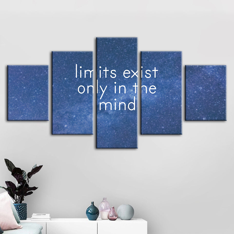 Only In The Mind 5 Piece - Canvas Wall Art Painting | Bowlift