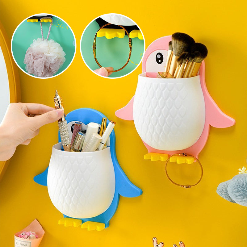 Penguin Shape Wall Mount Phone Holder | Bowlift