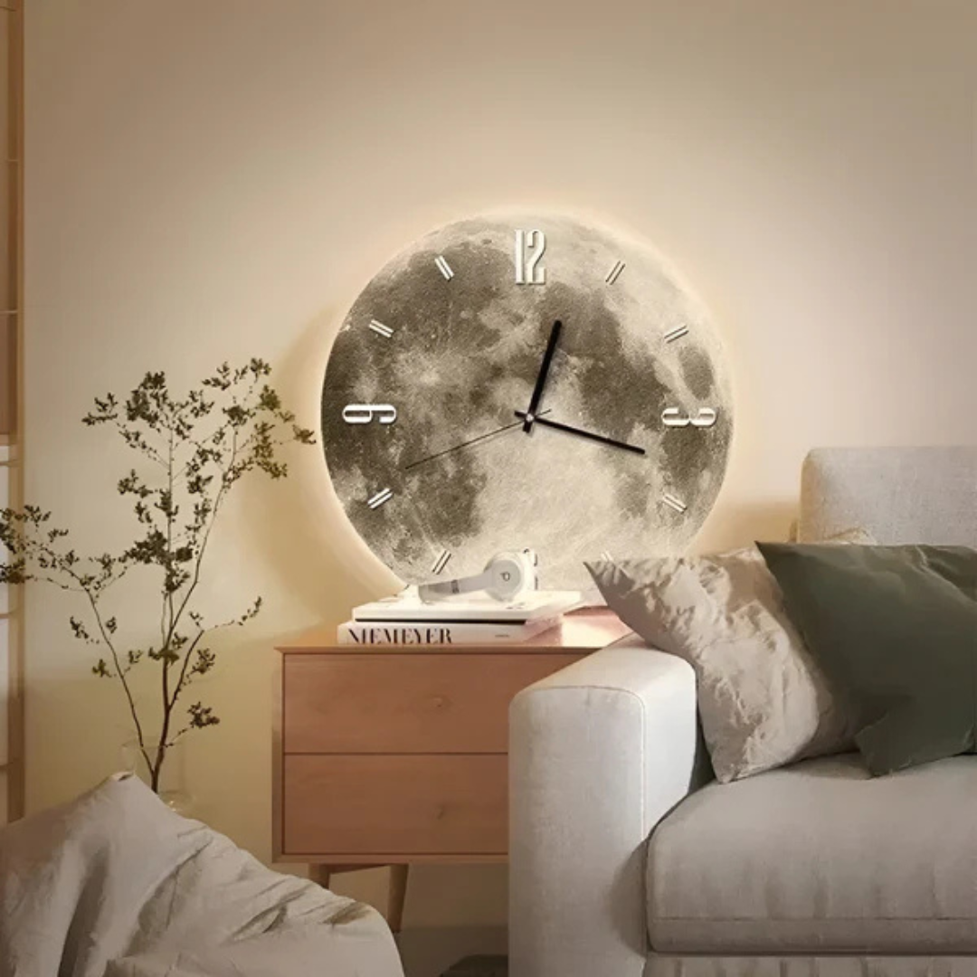 BowLift | Decorative Moon Wall Clock