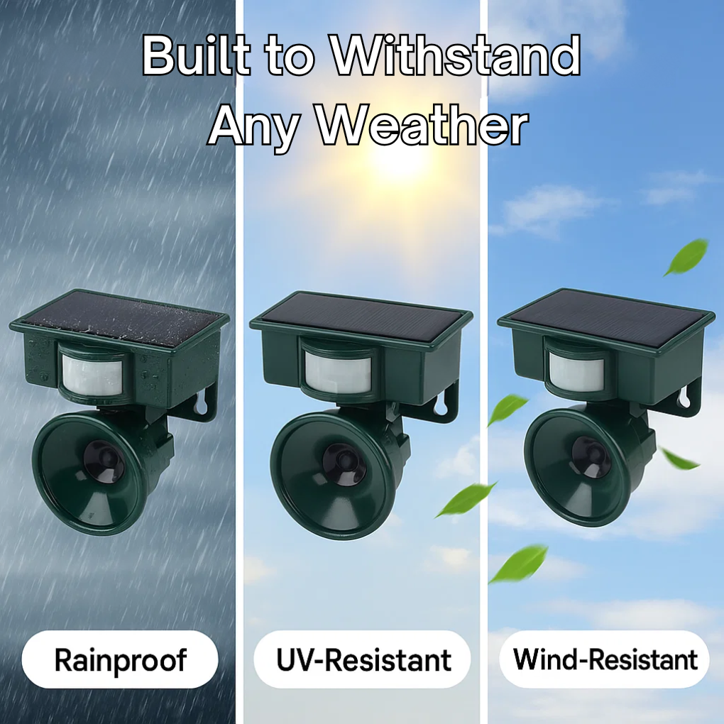 BowLift | Motion Sensor Bird Deterrent for Crows: Ideal Pigeon Repeller with Sound Scarer