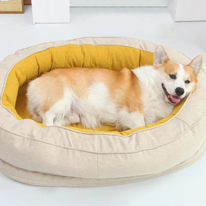 Luxe Orthopedic Dog Bed – SleepNest Comfort Bowlift