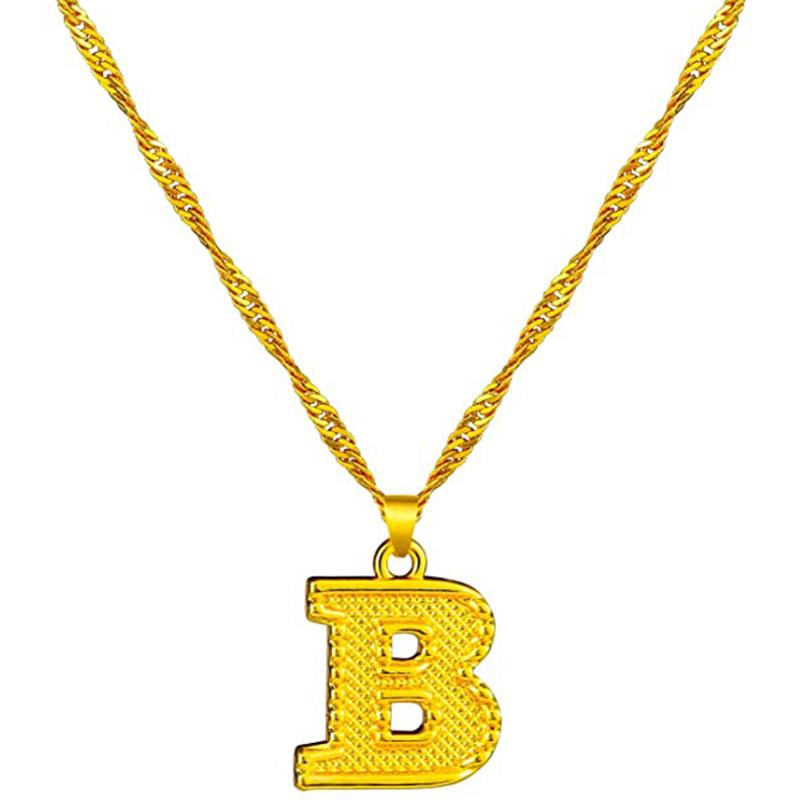 BowLift | 18K gold-plated initial letter necklace