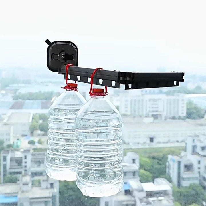Retractable clothesline with suction cup Bowlift