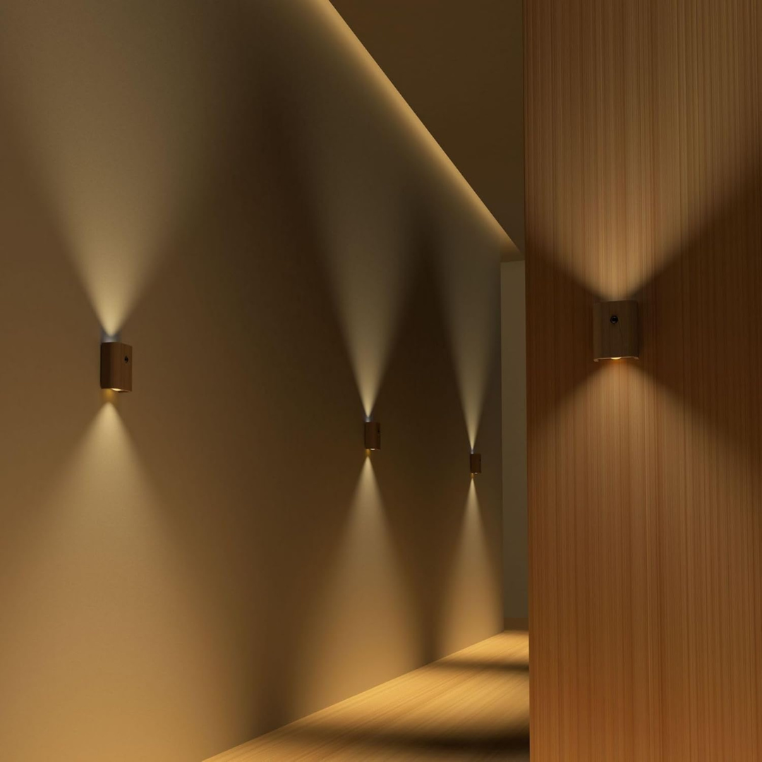 BowLift | Rechargeable LED Wall Light with Motion Sensor – Warm White