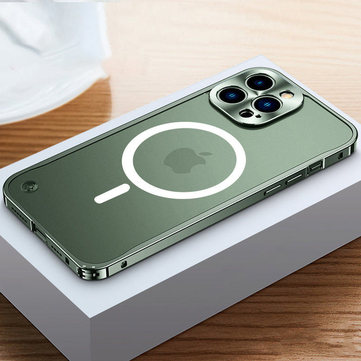 BowLift | Metal Frame Magnetic Charging Case For iPhone