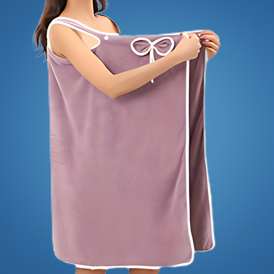 Highly Absorbent Fleece – Snap Button Fit – Soft Lightweight Comfort for Shower Gym & Travel Bowlift