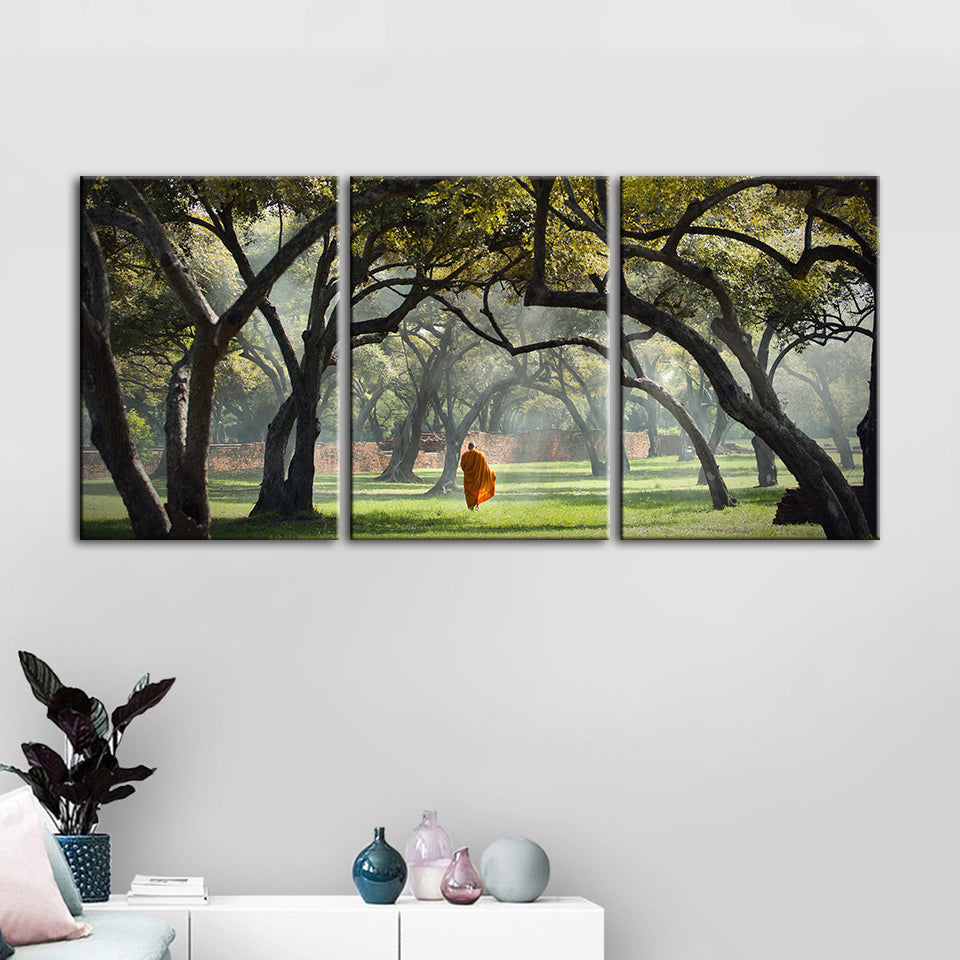 Walk The Earth 3 Piece - Canvas Wall Art Painting | Bowlift