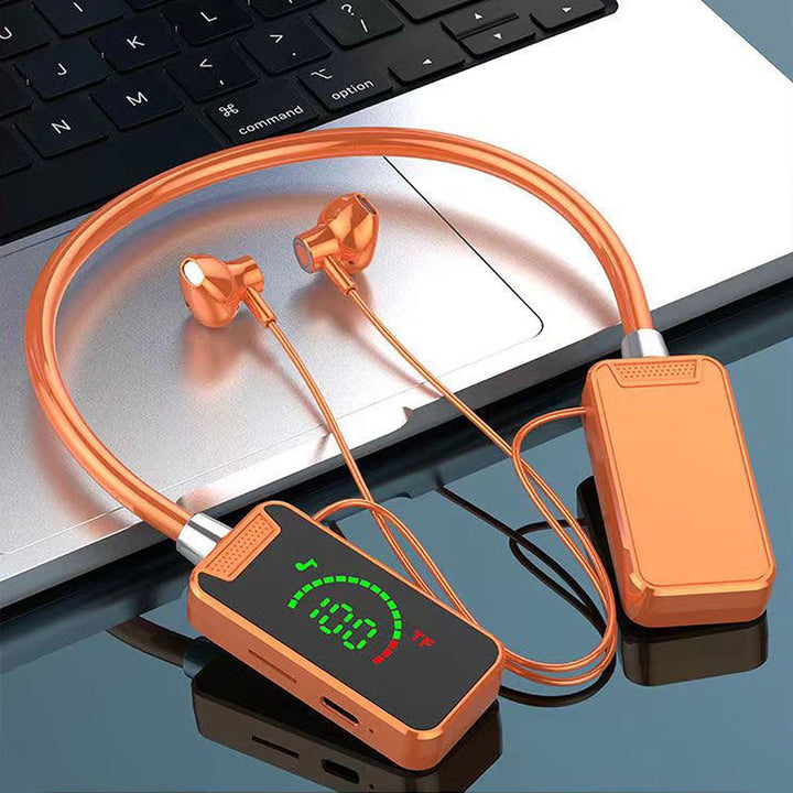BowLift | Neckband Digital Display Bluetooth Headset