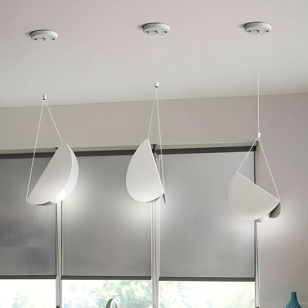 BowLift | PureLuxe Pendant - Slim white linear pendant light