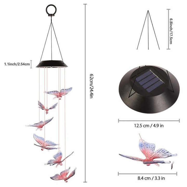 BowLift | Solar-powered butterfly lights