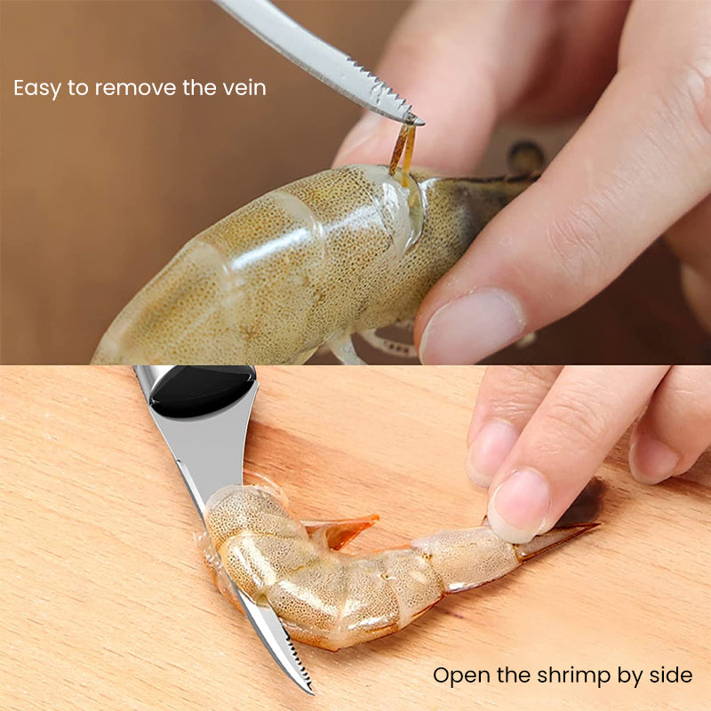Stainless Steel Shrimp Whisker Peeler Tool | Bowlift