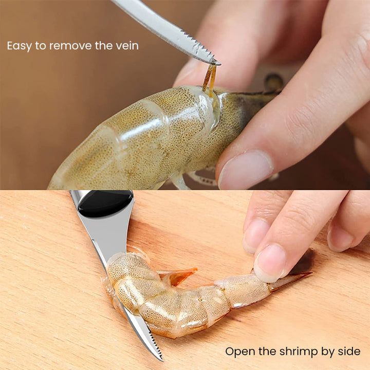 Stainless Steel Shrimp Whisker Peeler Tool | Bowlift