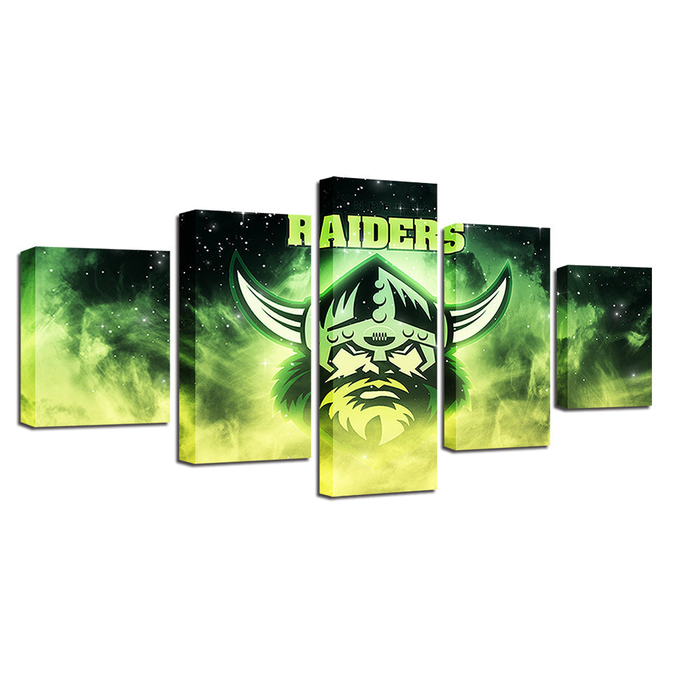 Glowering Raiders 5 Piece - Canvas Wall Art Painting | Bowlift