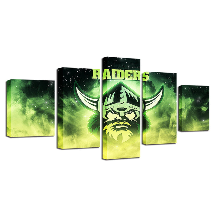 Glowering Raiders 5 Piece - Canvas Wall Art Painting | Bowlift