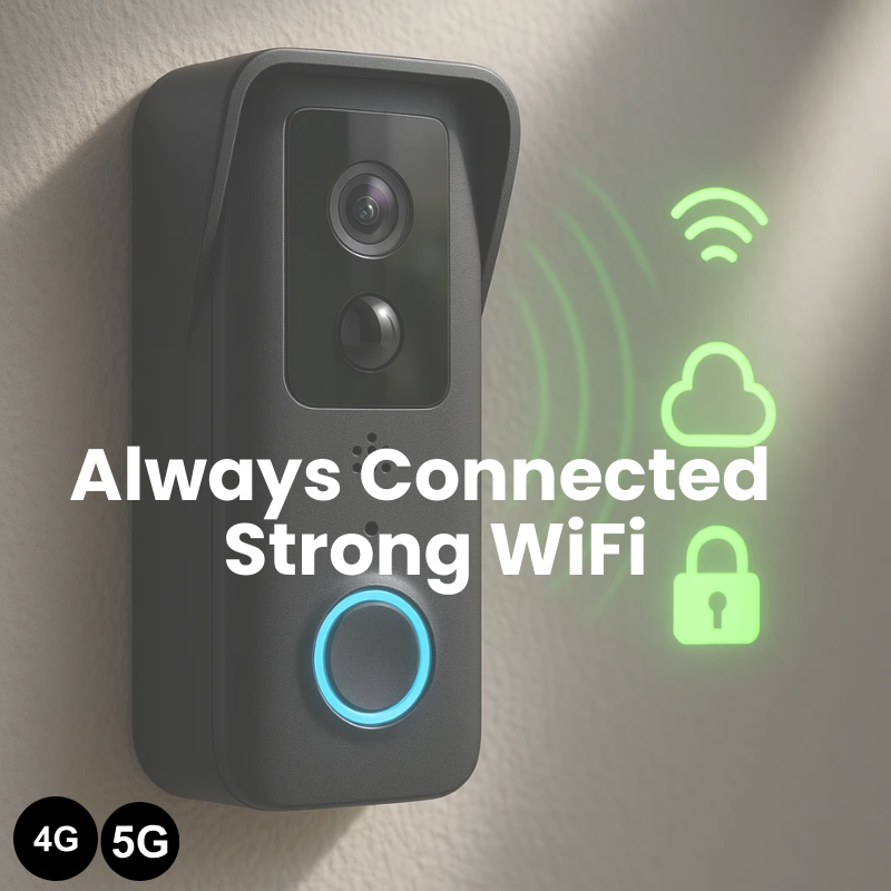BowLift | Wireless Smart Video Doorbell | No Subscription Needed | High-Definition Camera Doorbell