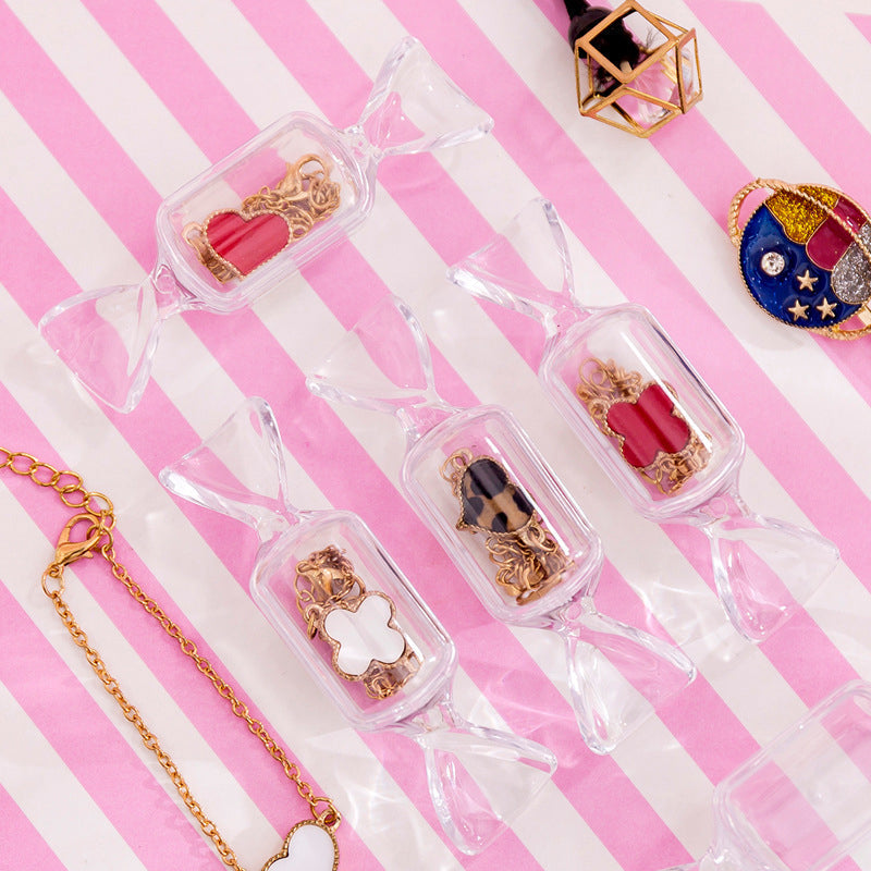 BowLift | Transparent Candy Shape Jewelry Box (10 pieces)