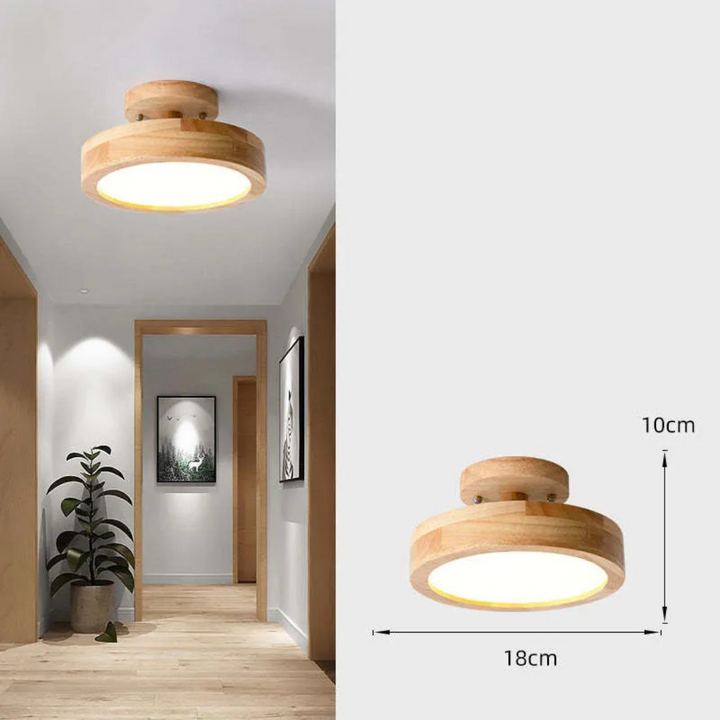 BowLift | Wooden LED Ceiling Lamp