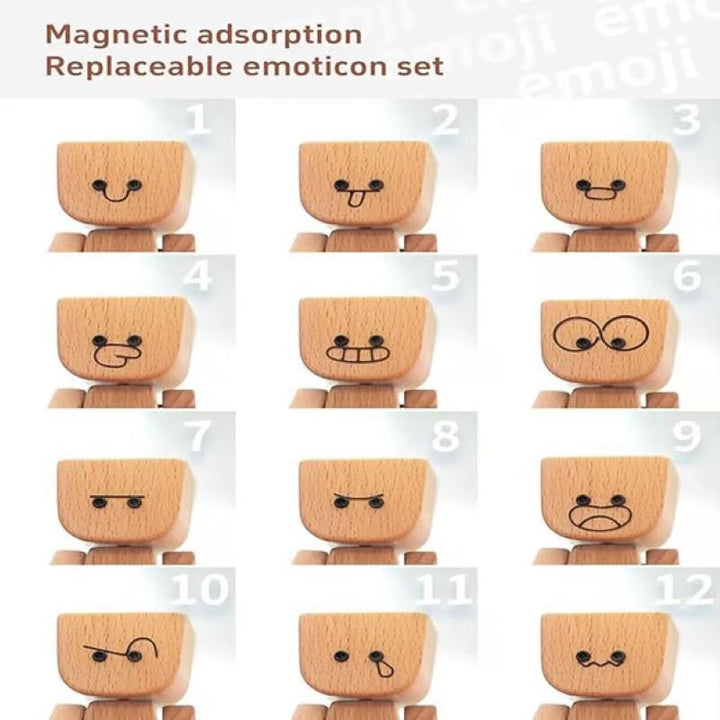 BowLift | Wooden puppet ornaments with changing expressions
