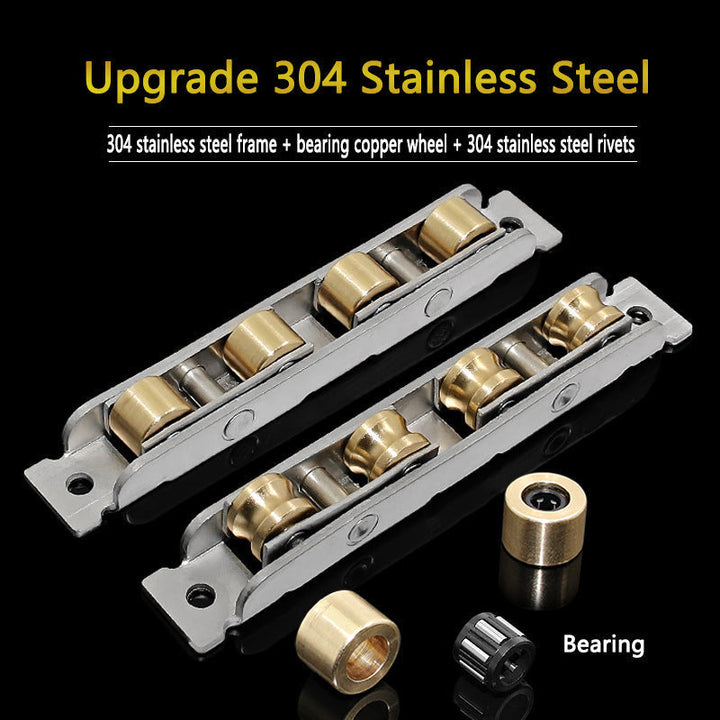 BowLift | Stainless Steel and Copper Pulley (2 pcs)