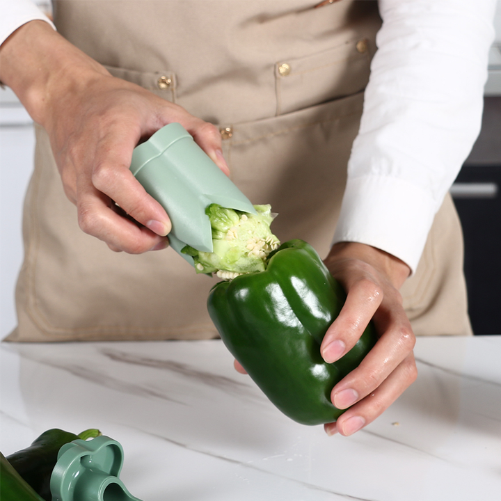 2-In-1 Fruit Pepper Corer | Bowlift