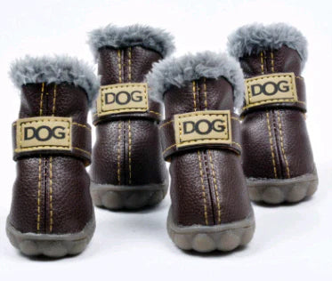 Warm Snow Boots for Dogs – FrostPaw Bowlift