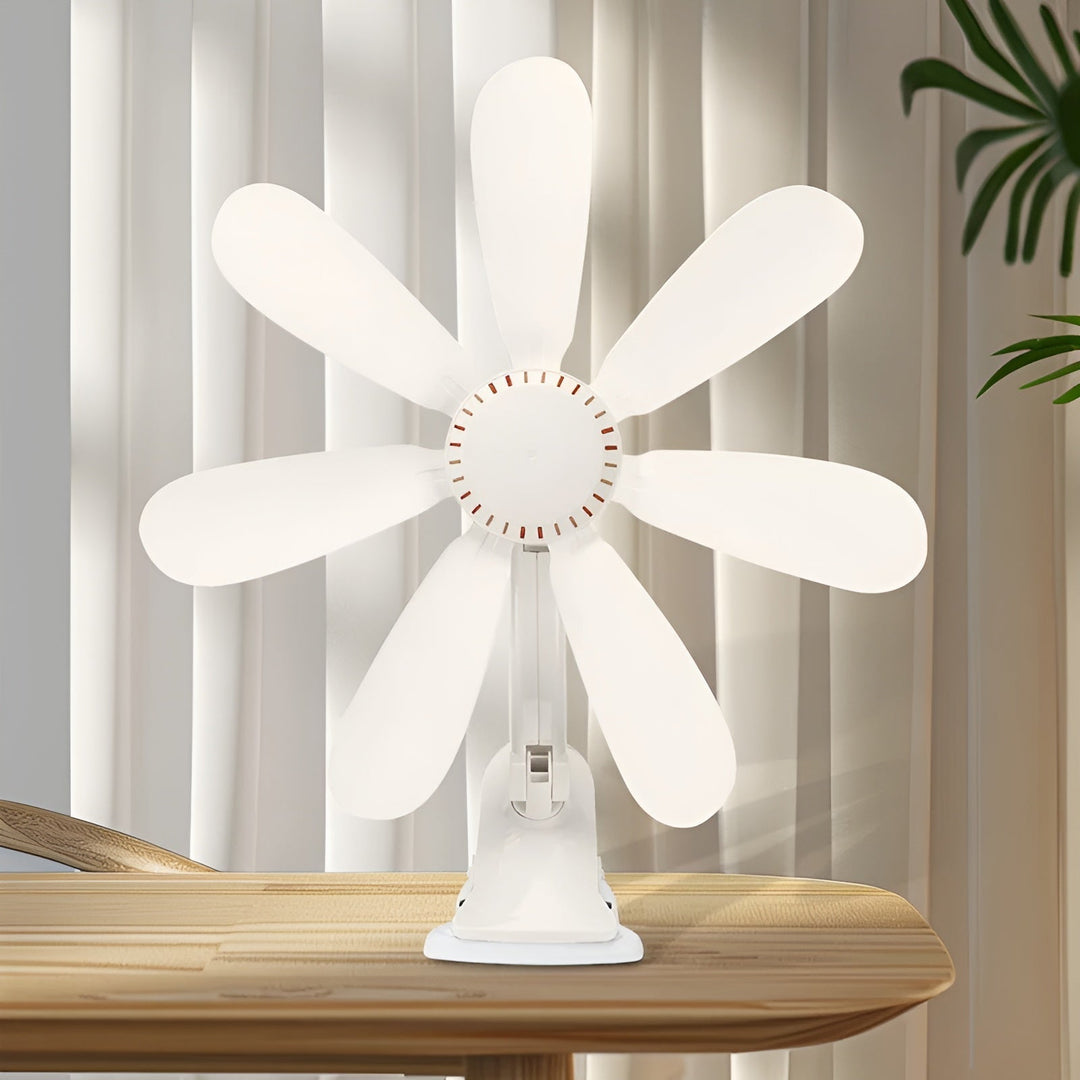 BowLift | Portable Clip-On Desk & Bedside Fan