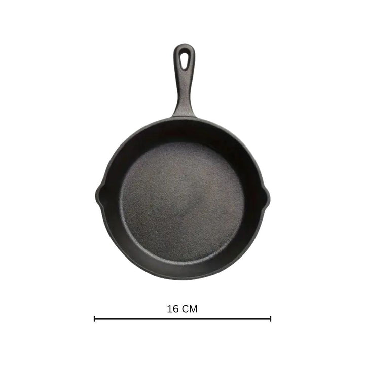BowLift | Black Cast Iron Frying Pan