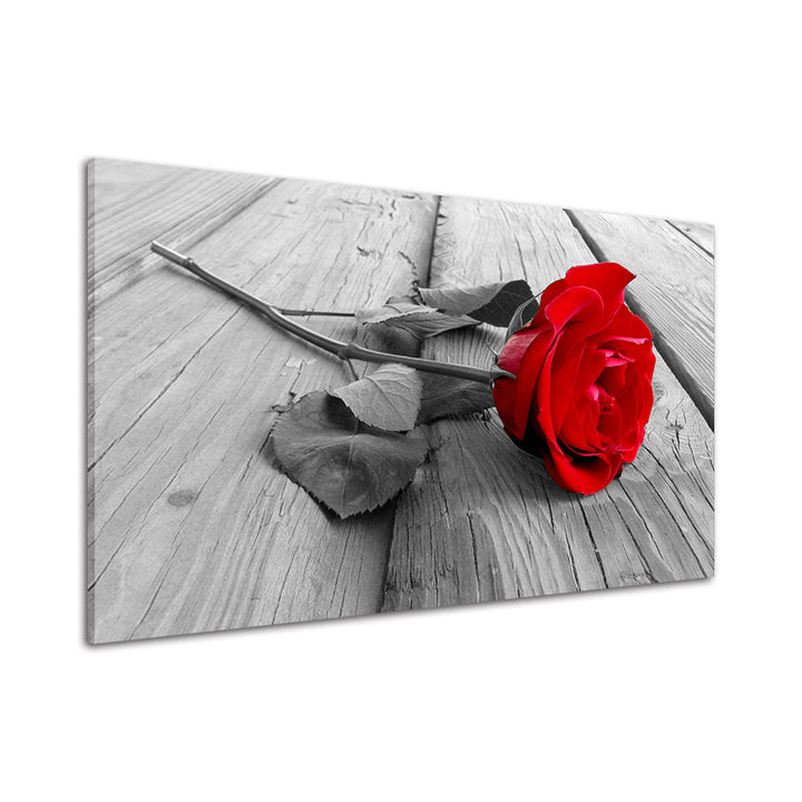 Lonely Rose - Canvas Wall Art Painting | Bowlift