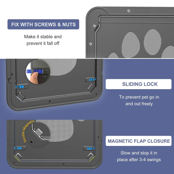 BowLift | Magnetic Locking Cat and Dog Door
