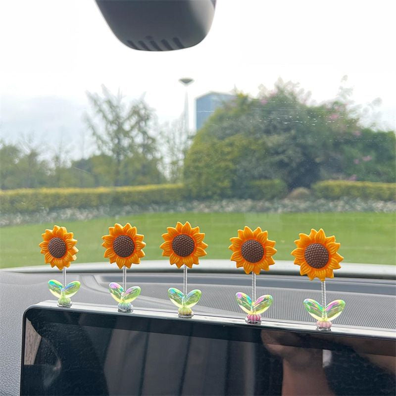 BowLift | Cute Sunflower Car Ornament
