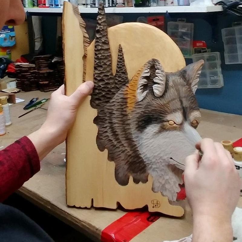 Wall decoration Artcraft animal sculpture | Bowlift