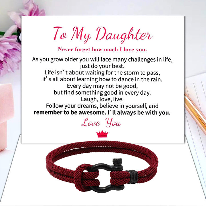 BowLift | TO MY DAUGHTER LOVE YOU FOREVER NAUTICAL Watch