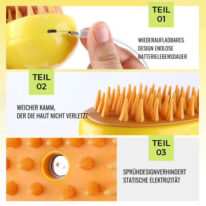 Pet spray massage comb | Bowlift