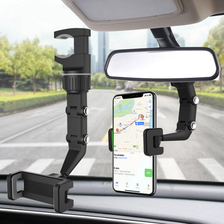 BowLift | Multifunctional rearview mirror phone holder