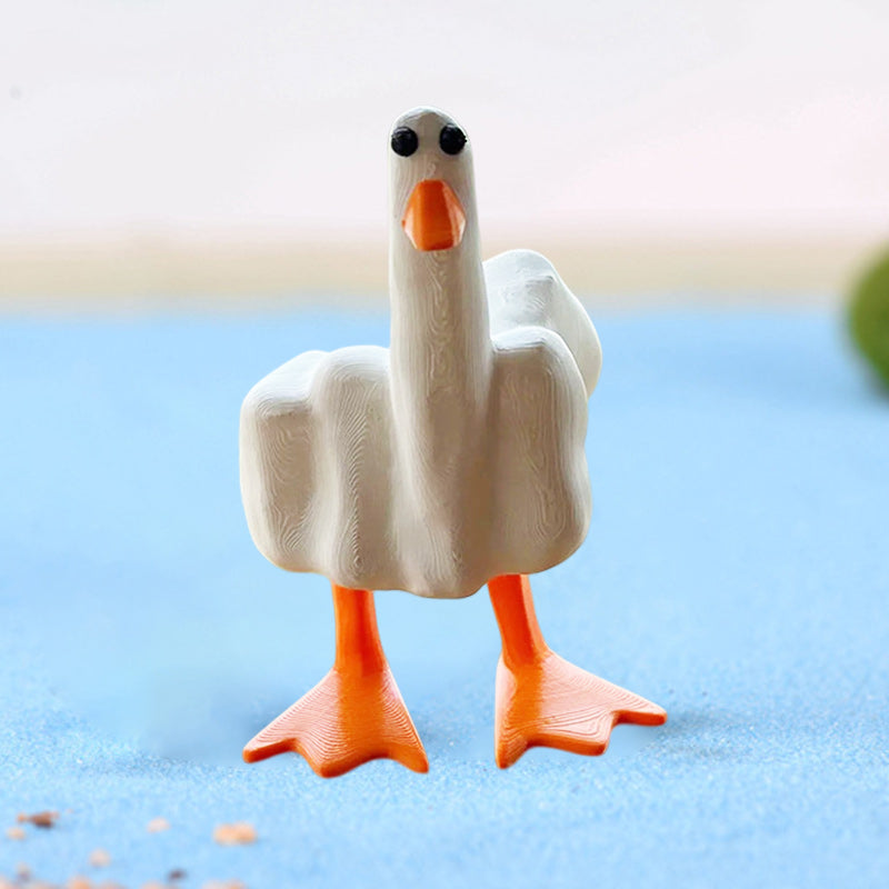 BowLift | Middle Finger Duck Resin Ornament