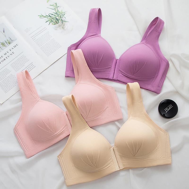 BowLift | Plus Size Front Closure Elastic Push Up Comfort Bra