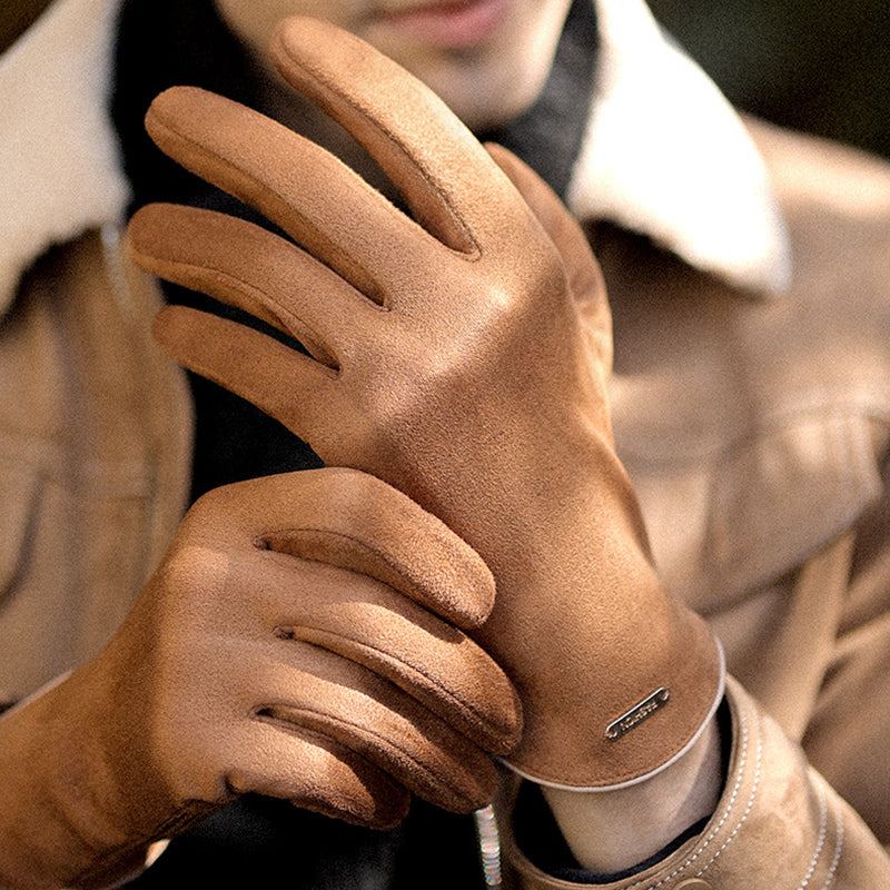 BowLift | Cold-resistant suede gloves