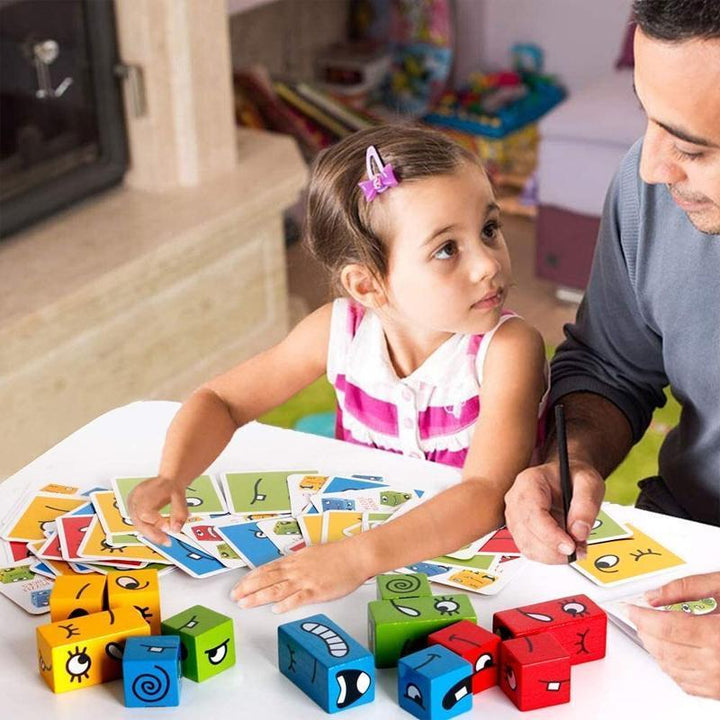 BowLift | BlockiMix Wooden Puzzle Game – Colorful Educational Blocks for Toddlers and Preschoolers