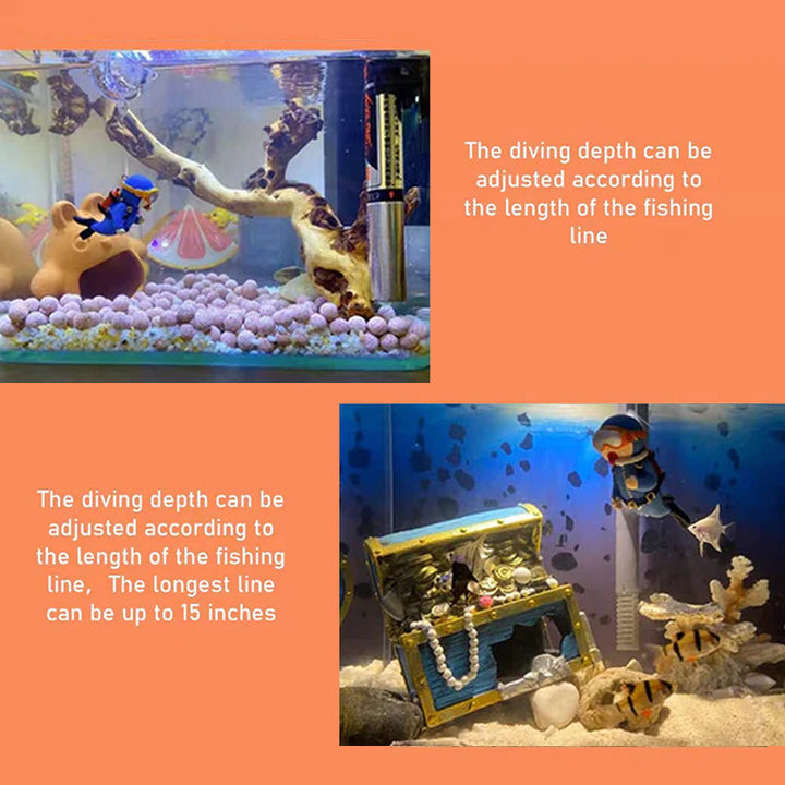 BowLift | Lovely Diver Aquarium Fish Tank Decorations