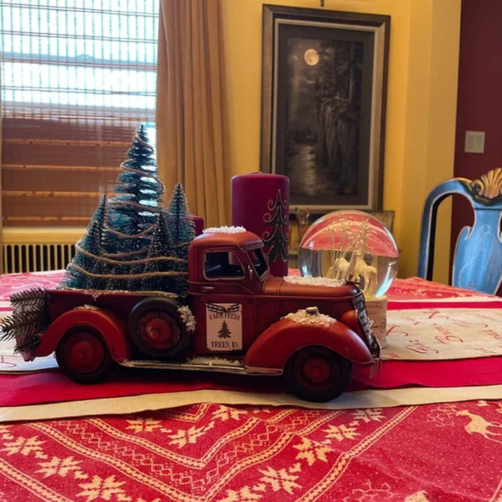 BowLift | Red Farm Truck Christmas Decorations