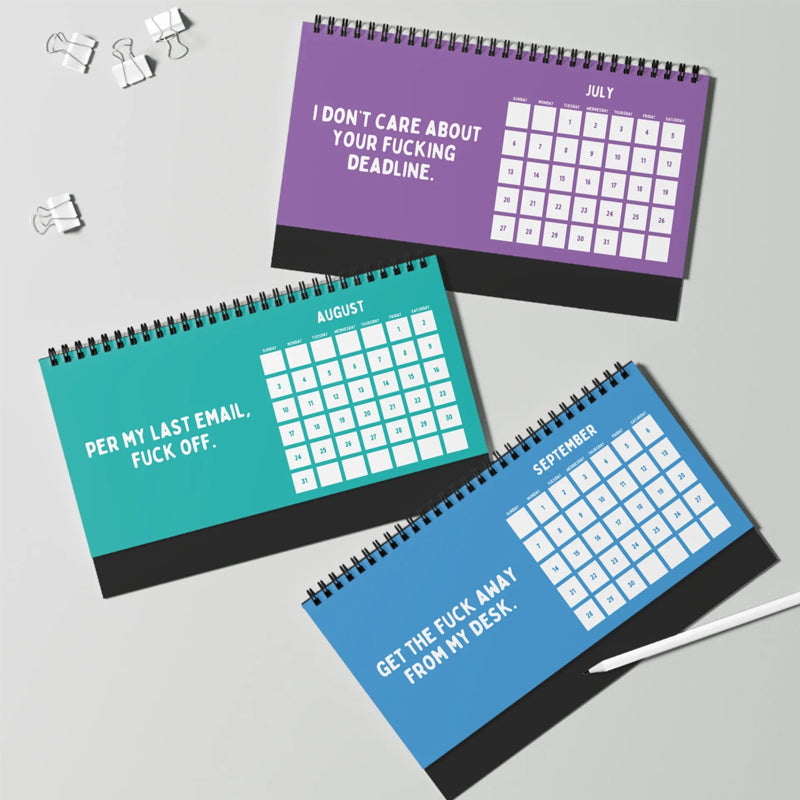 BowLift | Funny 2025 sarcastic calendar