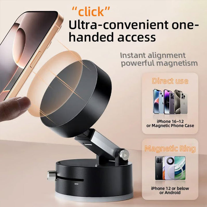BowLift | Magnetic Phone Holder with Suction Cup