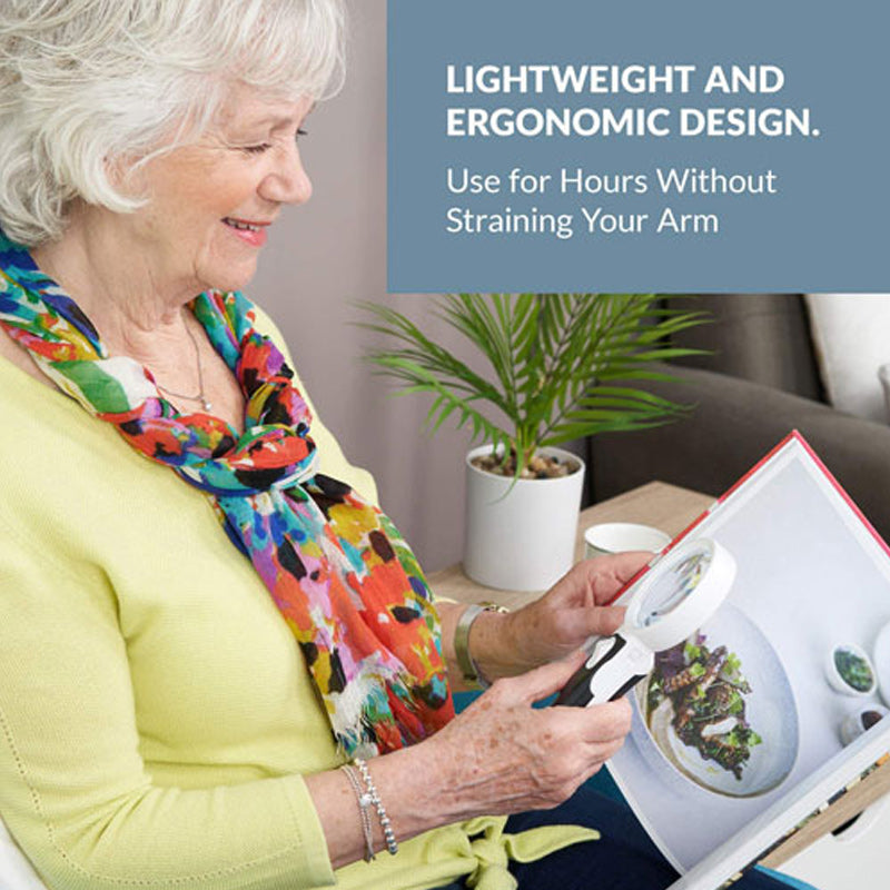 BowLift | 20X optical magnifying glass with LED light