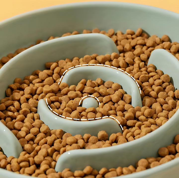 BowLift | SlowCeramic - Elegant Craft Feeding Bowl for Pets