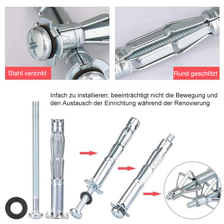 Hollow wall anchor made of metal | Bowlift