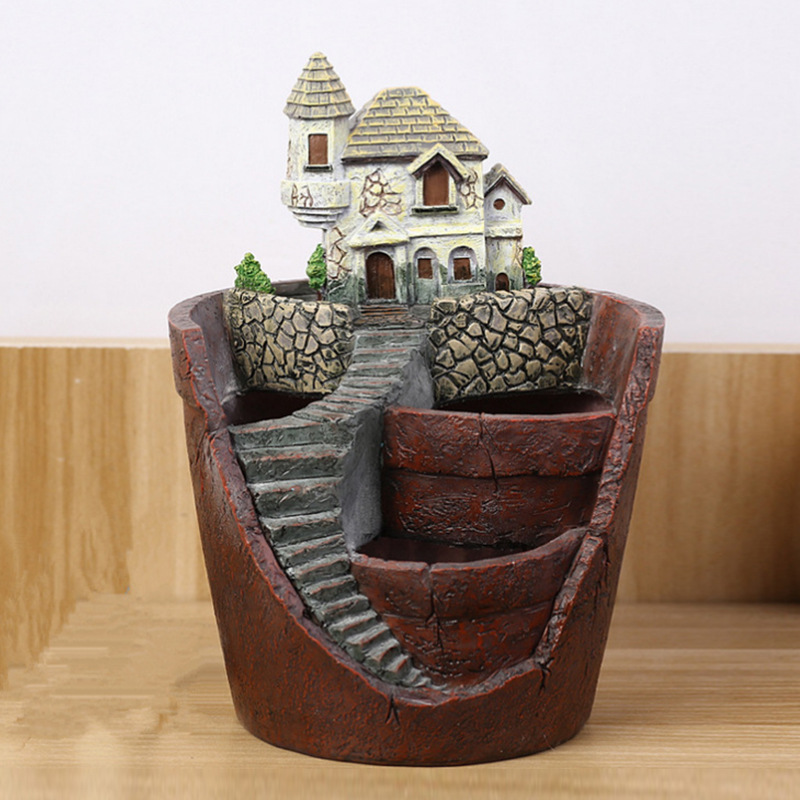 BowLift | Succulent decorative flower pot for mini garden – Bonsai planting pot for micro landscape and garden
