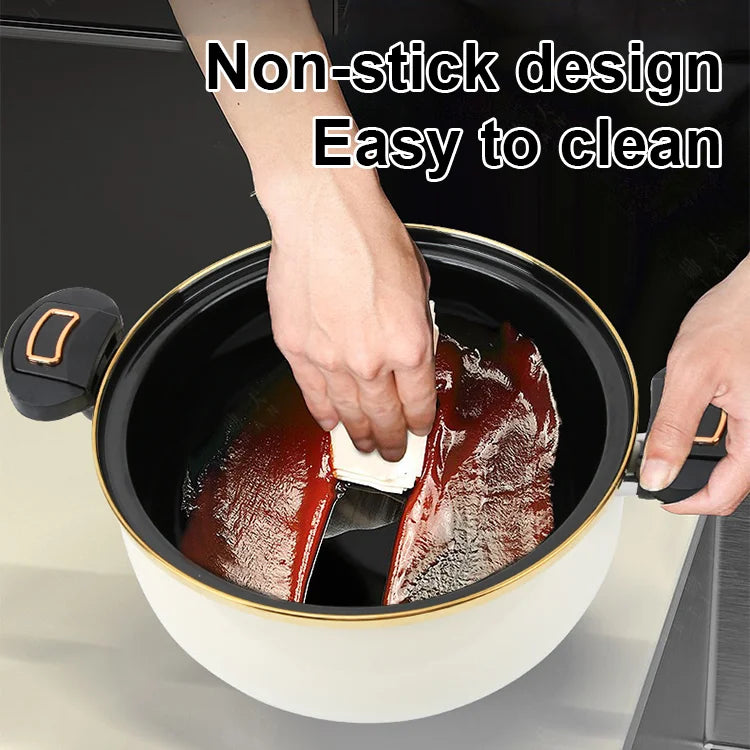 BowLift | Double Handle 7L Enamel Micro Pressure Cooker